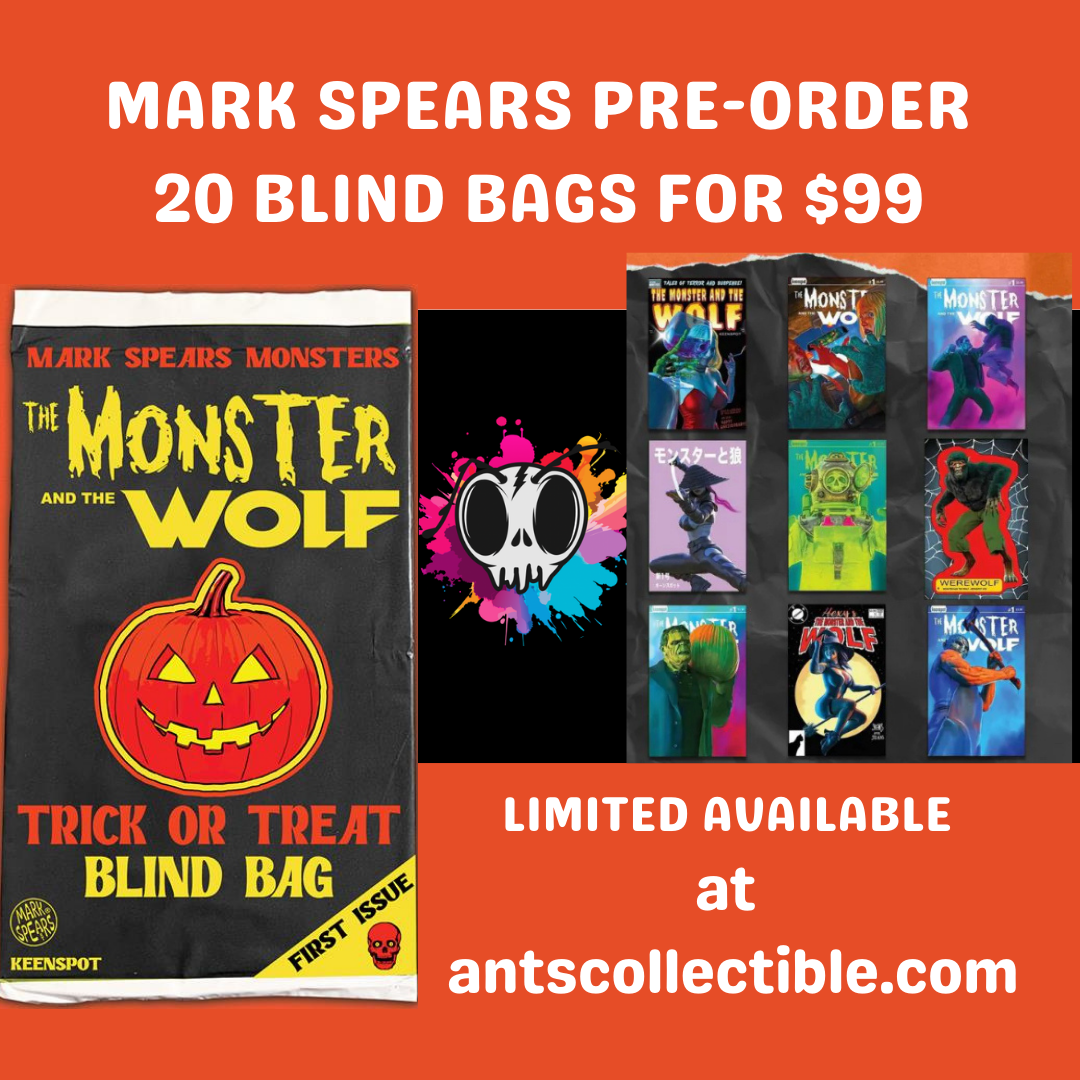 1. Mark Spears Monsters The Monster and the Wolf #1 Blind Bag LOT OF 20