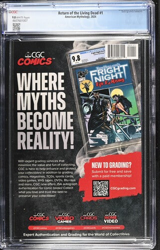 Return of the Living Dead #1 Mark Spears Cover CGC 9.8