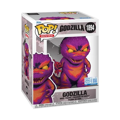 Godzilla Retro Futurism Art Godzilla Premium Funko Pop! Vinyl Figure #1894 EE Exclusive